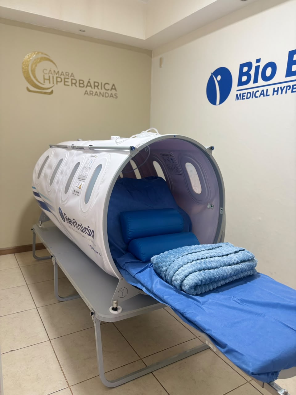 Cámara hiperbárica en clínica de Arandas, Jalisco
